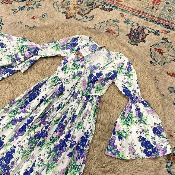 NWT Laura Ashley x Batsheva Bryer Dress size 0 - Picture 3 of 11